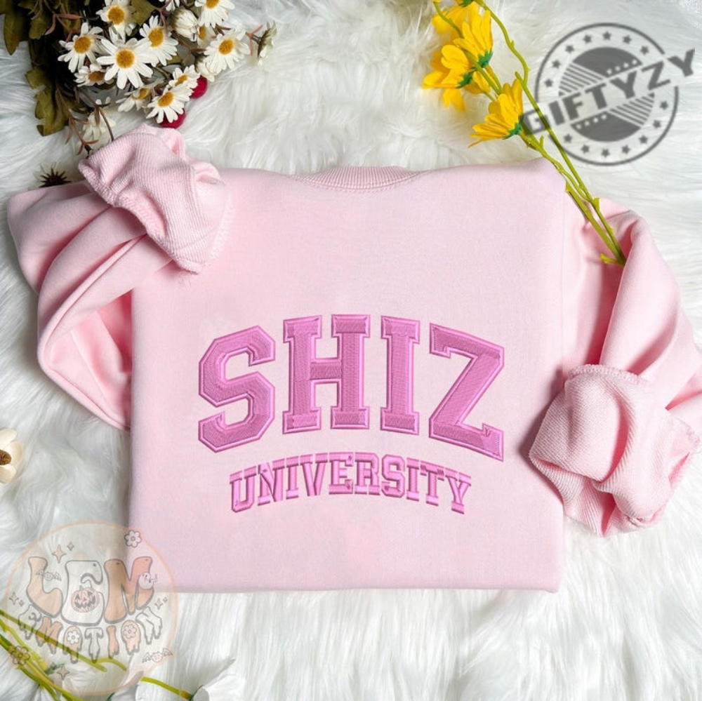 Vintage Shiz Sweatshirt Embroidered Wicked Movie Hoodie Wizard Shiz University Tshirt Defying Gravitiy Shirt Wickeds Merch Movie Lover Gift