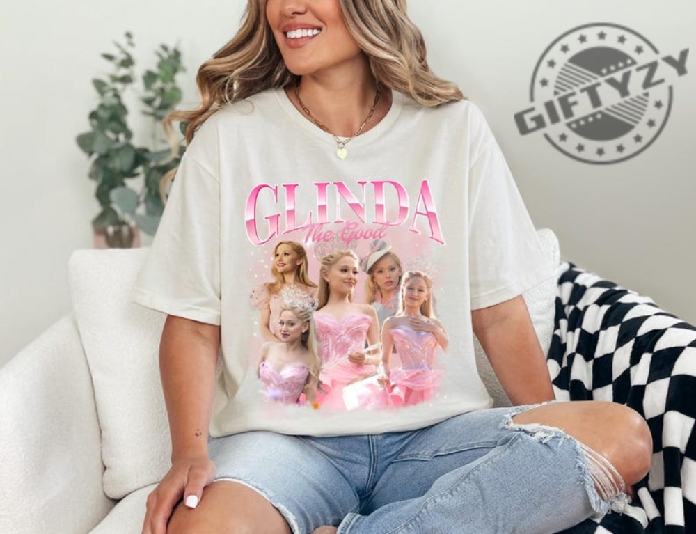 Ariana Grande Glinda Popular Bootleg Shirt Wicked Sweatshirt Kids Wicked Tee Defying Gravity Tshirt Youth Glinda Hoodie Wizard Of Oz Gift