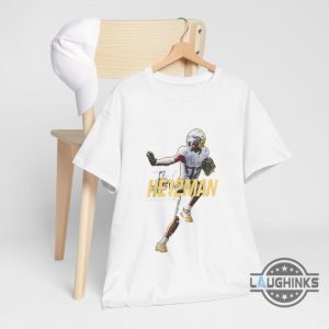 travis hunter the he12man shirt heisman football shirts