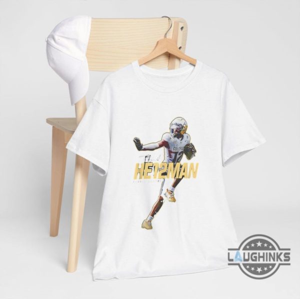 travis hunter the he12man shirt heisman football shirts