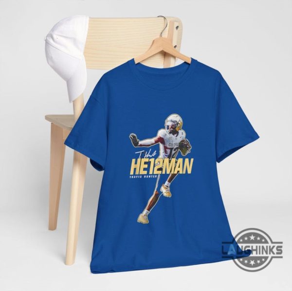 travis hunter the he12man shirt heisman football shirts