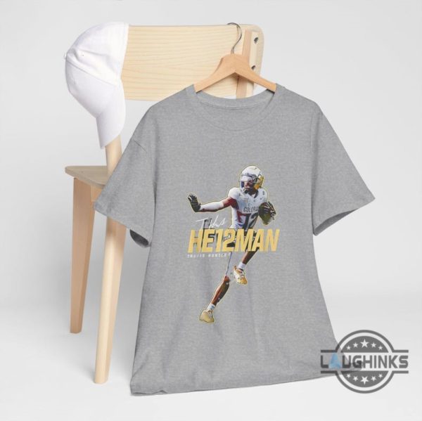 travis hunter the he12man shirt heisman football shirts