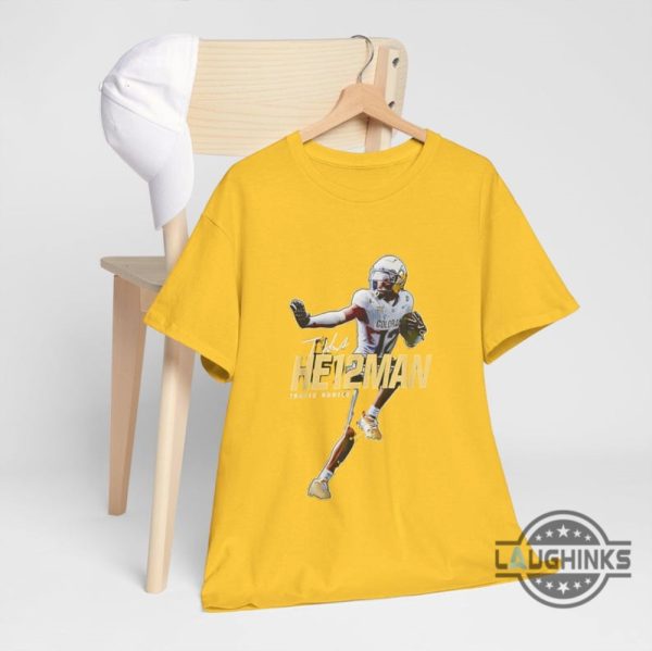 travis hunter the he12man shirt heisman football shirts