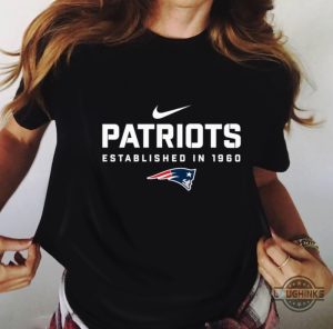 bill belichick nike patriots established in 1960 hoodie t shirt sweatshirt