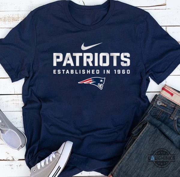 bill belichick nike patriots established in 1960 hoodie t shirt sweatshirt