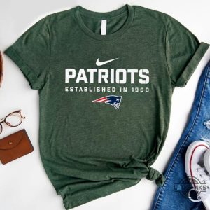 bill belichick nike patriots established in 1960 hoodie t shirt sweatshirt