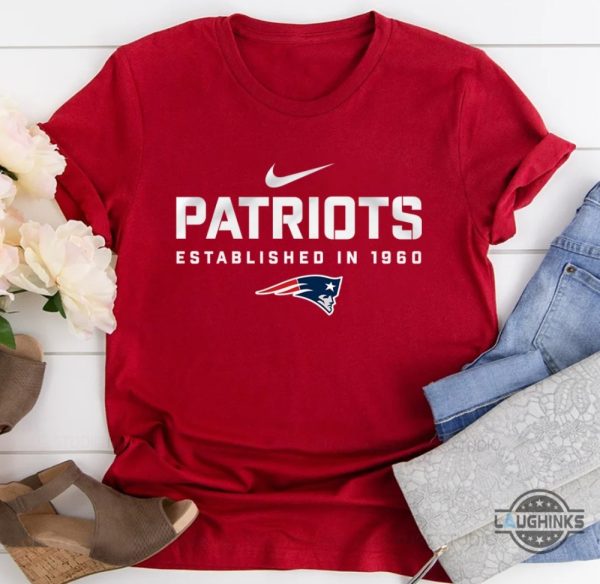 bill belichick nike patriots established in 1960 hoodie t shirt sweatshirt