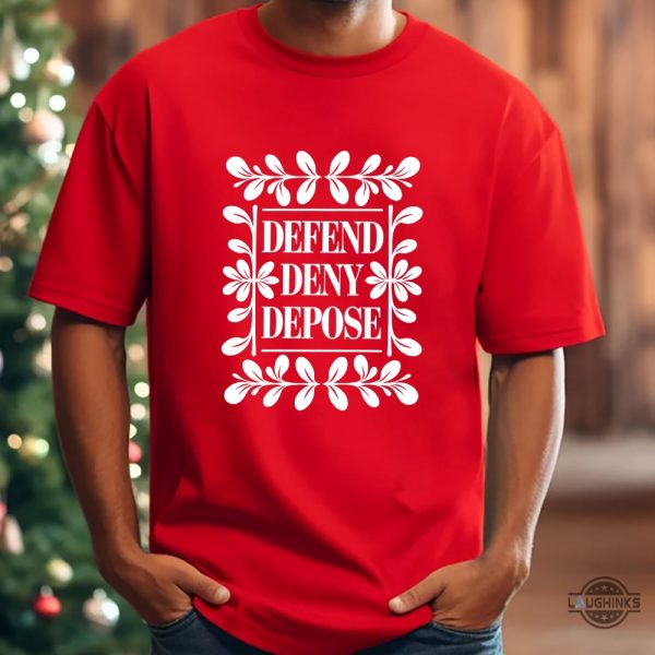 defend deny depose social activist shirt