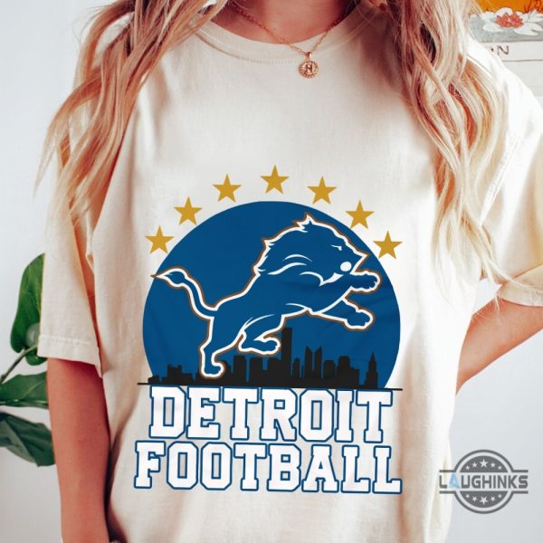 detroit city lions football shirt