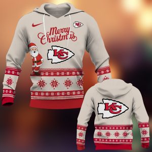 nike merry christmas kansas city chiefs hoodie t shirt sweatshirt 2024