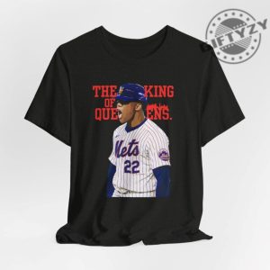 Baseball Player Juan Soto The King Of Queens Tshirt Unisex Tee Mets Fan Gift giftyzy 10