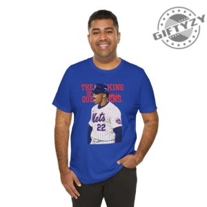 Baseball Player Juan Soto The King Of Queens Tshirt Unisex Tee Mets Fan Gift giftyzy 3