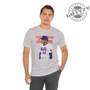 Baseball Player Juan Soto The King Of Queens Tshirt Unisex Tee Mets Fan Gift giftyzy 9