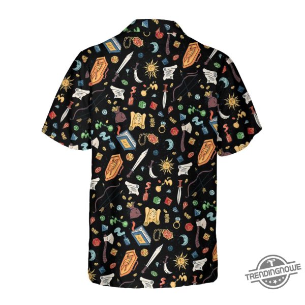 Dungeons And Dragons Hawaiian Shirt Tropical Vibes Meet Fantasy Gaming Style trendingnowe 1
