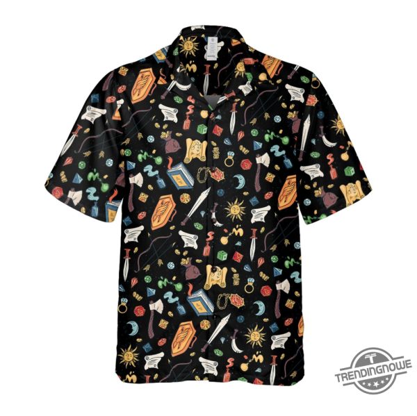 Dungeons And Dragons Hawaiian Shirt Tropical Vibes Meet Fantasy Gaming Style trendingnowe 2