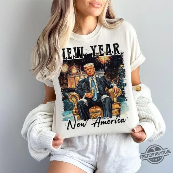 New Year Trump 2025 Shirt Celebrate The New Year With Trump Supporter Style trendingnowe 3