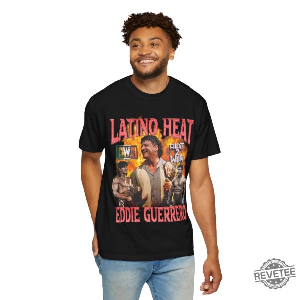 Lwo Latino Heat Eddie Guerrero Wwe Tribute Tee Shirt Hoodie Sweatshirt Gift For Fan Women Men Daughter Son Birthday Gift Shirts Tshirt Unique revetee 5