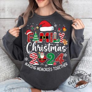 Christmas Custom Family Shirt Matching Holiday Sweatshirt For Family Family Christmas Hoodie Christmas Making Memories 2024 Tshirt giftyzy 4