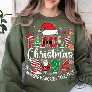 Christmas Custom Family Shirt Matching Holiday Sweatshirt For Family Family Christmas Hoodie Christmas Making Memories 2024 Tshirt giftyzy 7