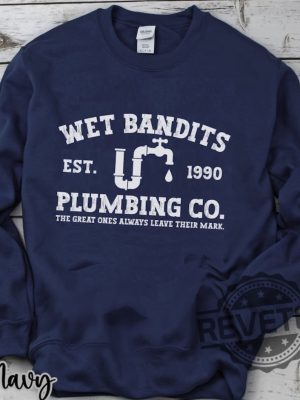 Retro Wet Bandits Plumbing Co Funny Marv Harry Shirts Christmas Home Alone Sweatshirt Hoodie Crewneck Sweater Cute Holiday Gifts For Him Her revetee 6