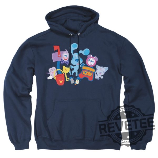 Blues Clues Characters Shirts Hoodie Sweatshirt Unique Gifts For Fan Men Women Daughter Son Tee Shirt Shirts revetee 1