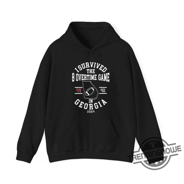 I Survived The 8 Overtime Game In Georgia Shirt Celebrate An Epic Game With This Fun Tee trendingnowe 2