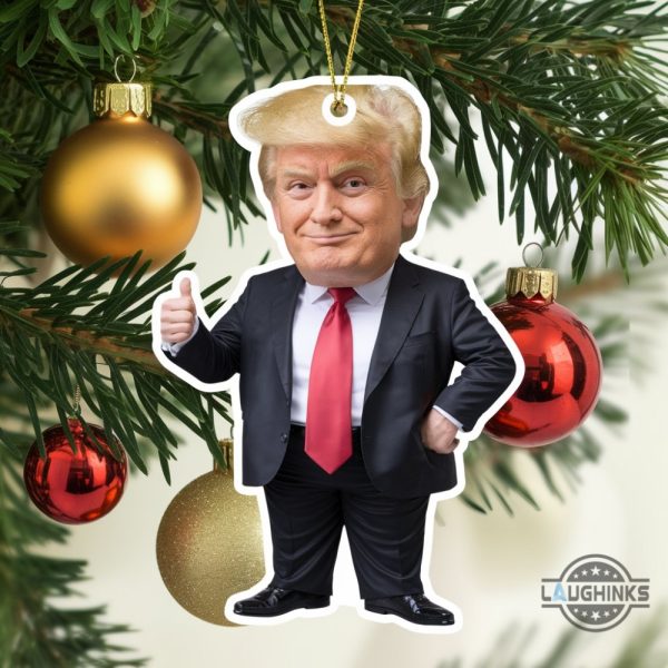 donald trump 2024 acrylic christmas ornament tree decor holiday gift xmas