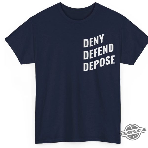 Luigi Mangione Deny Defend Depose Shirt Bold Tee Supporting The Movement trendingnowe 2