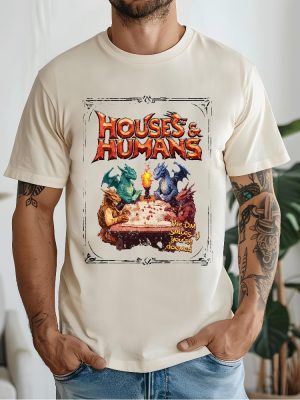 Houses And Humans Dnd Shirt Hoodie Sweatshirt Dungeons And Dragons Gift Tee For Men Women Vintage Retro 90S Joke D And D Tshirt Unique revetee 5