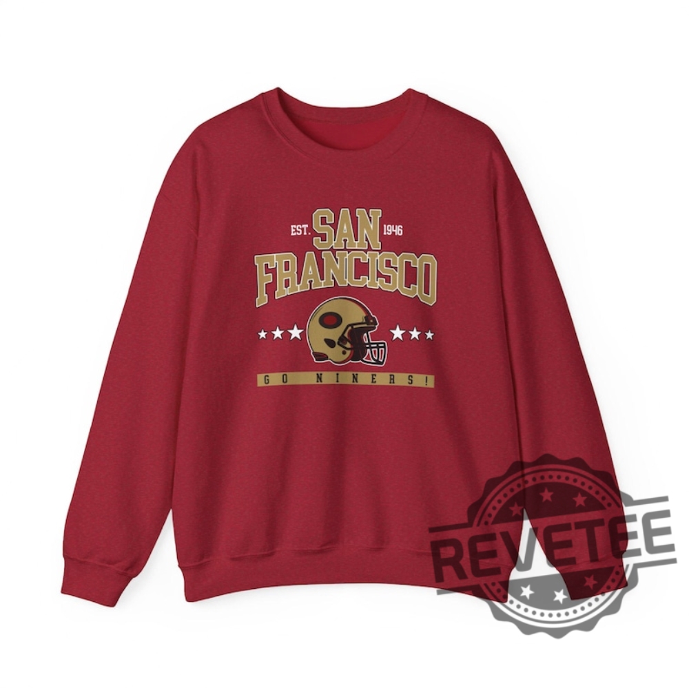 San Francisco 49Ers Football Crewneck Sweatshirt T Shirt Unisex Sweatshirt Hoodie Sf 49Er Game Day Fan Christmas Gift For Men Women Unique