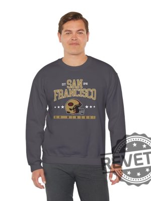 San Francisco 49Ers Football Crewneck Sweatshirt T Shirt Unisex Sweatshirt Hoodie Sf 49Er Game Day Fan Christmas Gift For Men Women Unique revetee 4