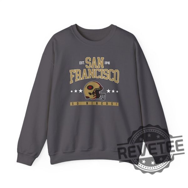 San Francisco 49Ers Football Crewneck Sweatshirt T Shirt Unisex Sweatshirt Hoodie Sf 49Er Game Day Fan Christmas Gift For Men Women Unique revetee 6