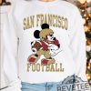 Mickey Mouse San Francisco 49Ers Football Sweatshirt Hoodie T Shirt Vintage Sf Sweater Tee Gift For Fan Men Women Tshirt Shirts Unique revetee 1