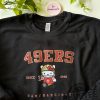 Hello Kitty San Francisco 49Ers Crewneck Sweatshirt Hoodie T Shirt Unique Gifts For Sf 49Er Fan Men Women Niners Duaghter Son Gift Tee Unique revetee 1