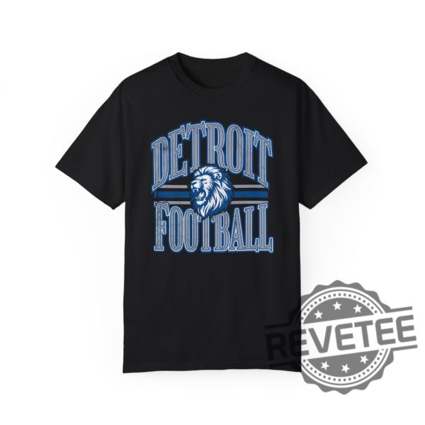 Detroit Lions Football Shirt Hoodie Sweatshirt Vintage Season Gift For Lion Fans Tee Shirts Gift For Fan Women Men Daughter Son Tees Tshirt Retro revetee 5