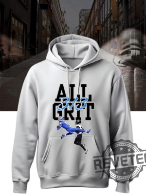 All Grit 313 Detroit Lions Football T Shirt Hoodie Sweatshirt Super Bowl Detroit Lion Shirts Tee Shirts Gifts For Fan Men Women Daughter Son Unique revetee 2