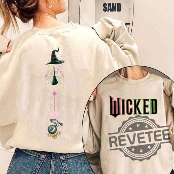 Wicked Changed For Good Shirt Hoodie Sweatshirt Wicked Defy Gravity Defying Gravity Shirts Gifts For Fan Wizard Of Oz Tshirt Broomstick Unique revetee 3