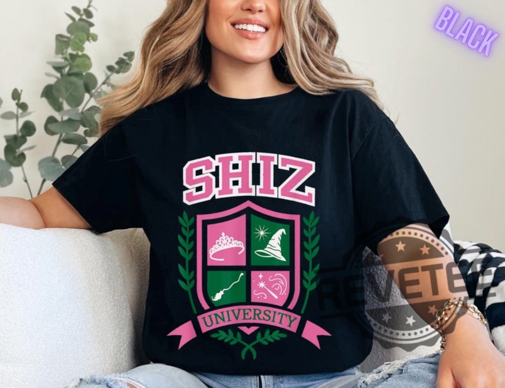 Wicked Shiz University Sweatshirt Shirt Hoodie Defy Gravity Broomstick Magic Wand Defying Gravity Tshirt Shirts Tee Gift For Fan Men Women Unique