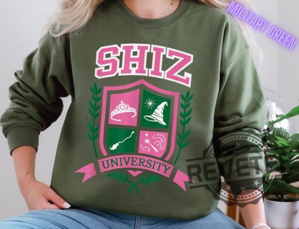 Wicked Shiz University Sweatshirt Shirt Hoodie Defy Gravity Broomstick Magic Wand Defying Gravity Tshirt Shirts Tee Gift For Fan Men Women Unique revetee 4