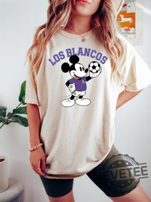 Mickey Mouse Los Blancos The Whites Real Madrid Jersey Shirt Hoodie Sweatshirt Gifts For Madrid Fan Tshirt Crewneck Shirts Tee Gift For Him Unique revetee 3