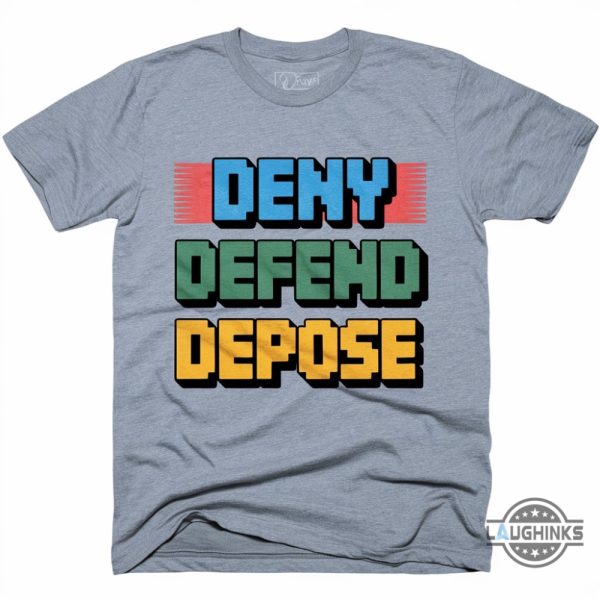 deny defend depose super mario luigi shirt