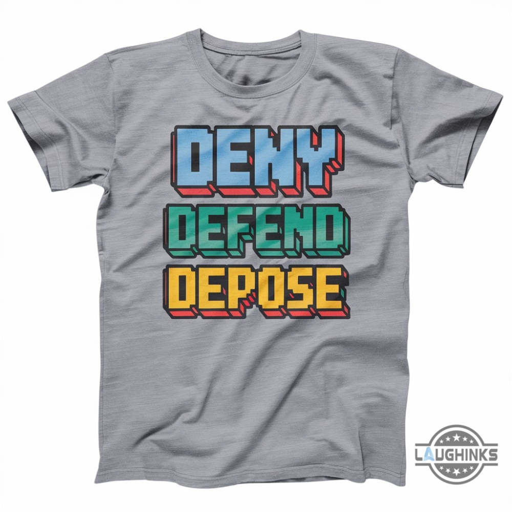 Deny Defend Depose Super Mario Shirt