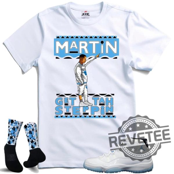 Fitz 4 Kickz Shirt To Match The Jordan 11 Legend Blue Columbia Blue Martin Get The Stepping Shirts Hoodie Sweatshirt Gifts For Fan Men Women Unique revetee 3