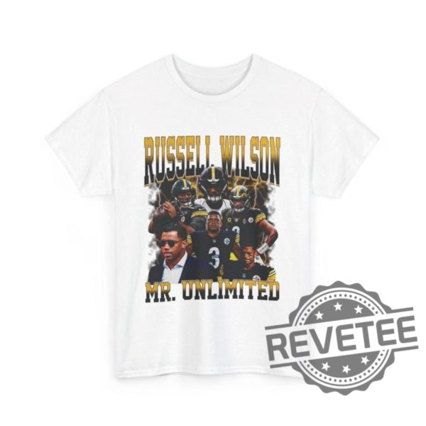 Russell Wilson Mr Unlimited Vtg Retro Wwe Football T Shirt Hoodie Sweatshirt Gifts For Fan Men Women Tee Shirts Birthday Gift Pittsburgh Steelers revetee 1