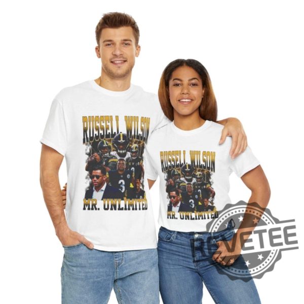 Russell Wilson Mr Unlimited Vtg Retro Wwe Football T Shirt Hoodie Sweatshirt Gifts For Fan Men Women Tee Shirts Birthday Gift Pittsburgh Steelers revetee 2