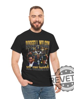 Russell Wilson Mr Unlimited Vtg Retro Wwe Football T Shirt Hoodie Sweatshirt Gifts For Fan Men Women Tee Shirts Birthday Gift Pittsburgh Steelers revetee 4