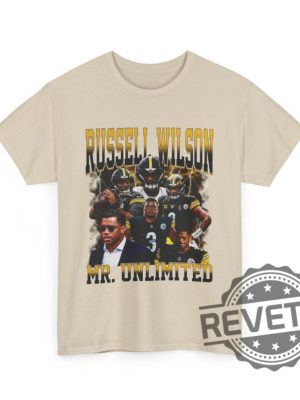 Russell Wilson Mr Unlimited Vtg Retro Wwe Football T Shirt Hoodie Sweatshirt Gifts For Fan Men Women Tee Shirts Birthday Gift Pittsburgh Steelers revetee 5