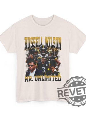 Russell Wilson Mr Unlimited Vtg Retro Wwe Football T Shirt Hoodie Sweatshirt Gifts For Fan Men Women Tee Shirts Birthday Gift Pittsburgh Steelers revetee 7