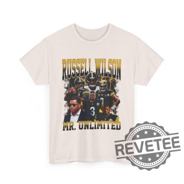 Russell Wilson Mr Unlimited Vtg Retro Wwe Football T Shirt Hoodie Sweatshirt Gifts For Fan Men Women Tee Shirts Birthday Gift Pittsburgh Steelers revetee 7