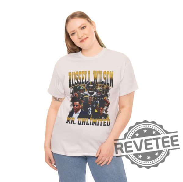 Russell Wilson Mr Unlimited Vtg Retro Wwe Football T Shirt Hoodie Sweatshirt Gifts For Fan Men Women Tee Shirts Birthday Gift Pittsburgh Steelers revetee 8